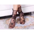 Wholesale woman fashion summer crystal lace socks